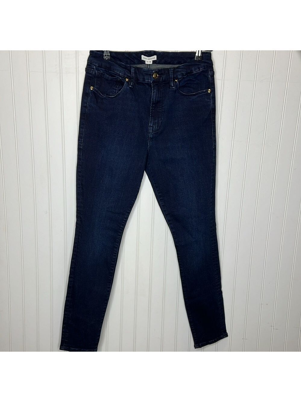Good American Good Legs Skinny Dark Wash Jeans Size 14/32